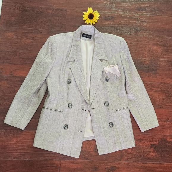 VINTAGE REAR  SUITABLES OVERSIZED BLAZER - Picture 4 of 11